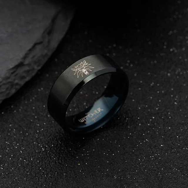 Vysoce kvalitní prsteny z nerezové oceli "Zaklínač"