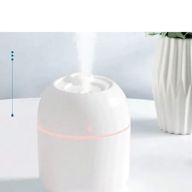 Vodopádový zvlhčovač vzduchu s LED atmosférou