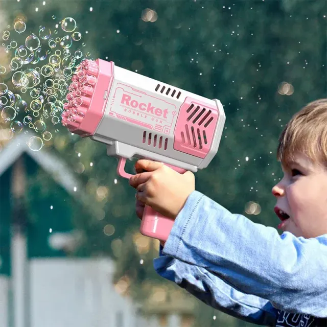 Luxurious big outdoor bubble gun - not only for birthday parties, more color variants