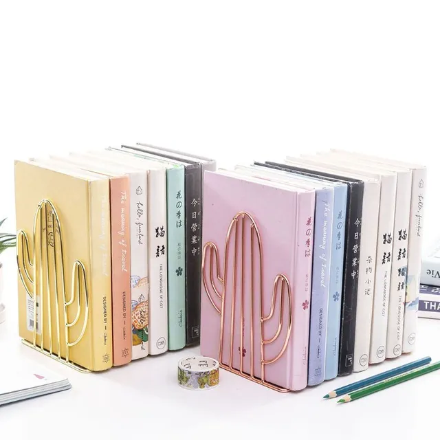 Table stand for books in the shape of a cactus