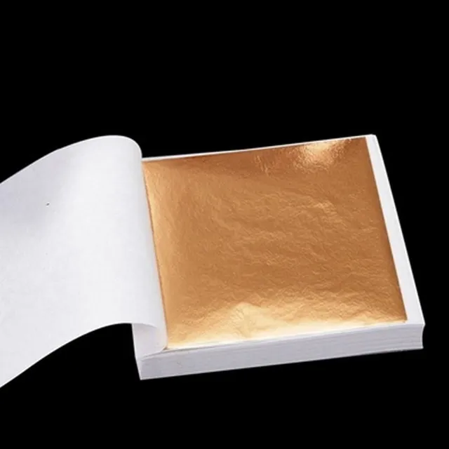 Gold slices for interior decorations - 100 pieces