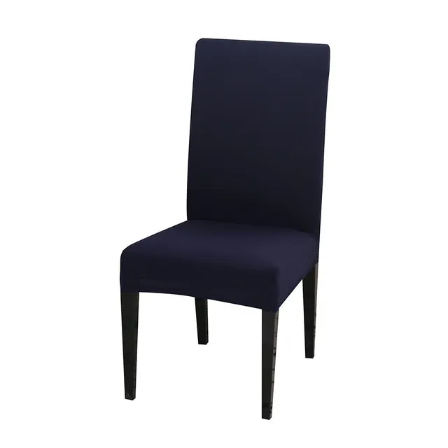 Elastyczna okładka na krzesło Henriet navy-blue