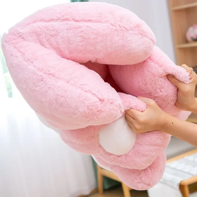 Cute plush armchair in the shape of a bear paw