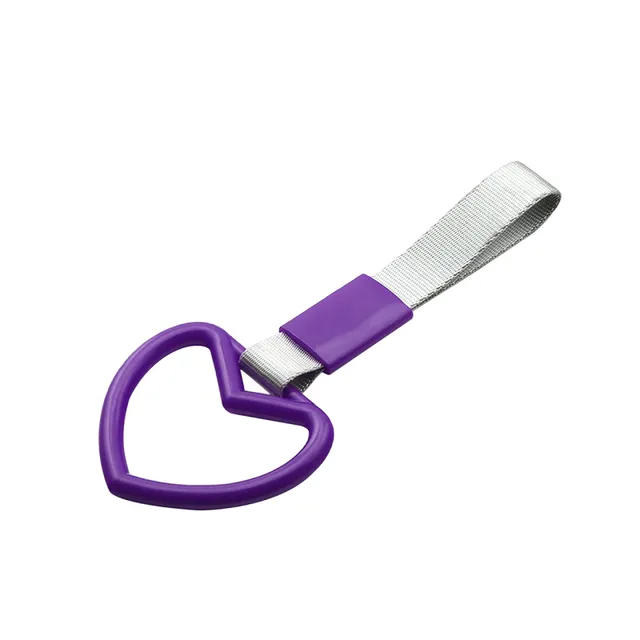 Strap with a car handle in the shape of a heart