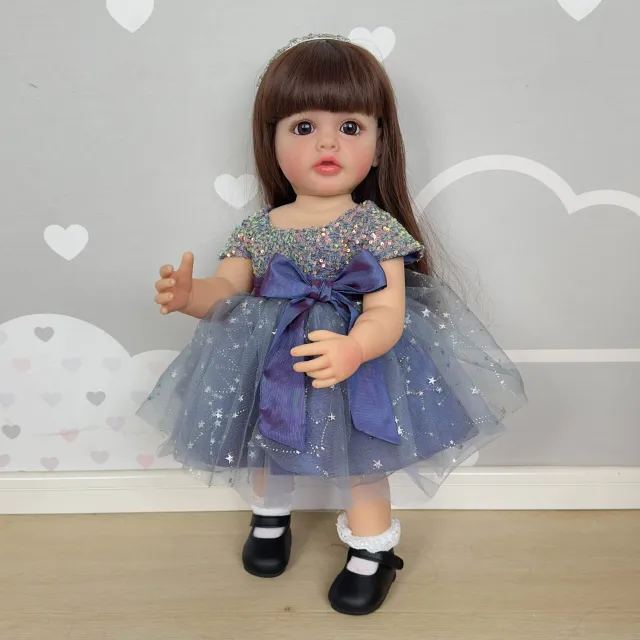 Realistic doll baby with soft touch skin