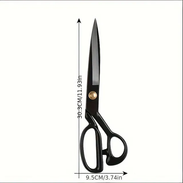 High-carbon steel tailors' scissors for right-handed workers