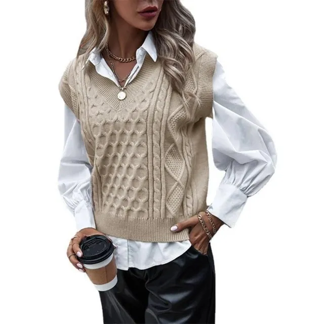 New Style Women's Fashion Knitted Vest