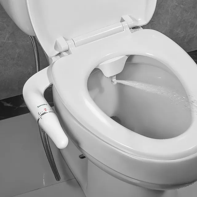 Scaun de toaletă cu bidet ultra-subțire