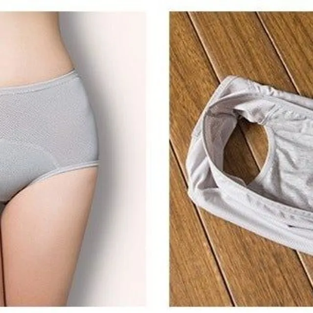 Set of menstrual panties with high waist 3pcs - more colors