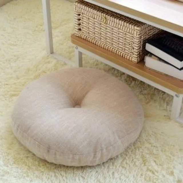 Coussin rond pour s'asseoir