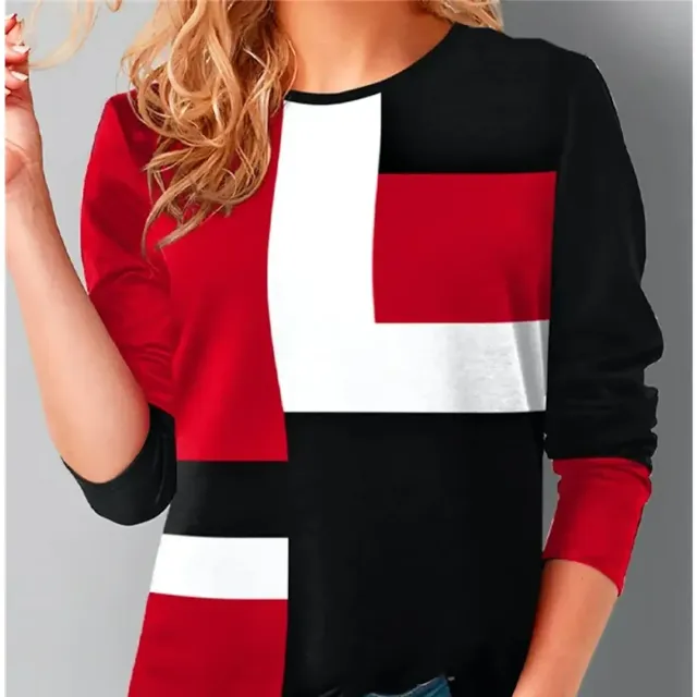 T-shirts with long sleeve for women, Slim Fit