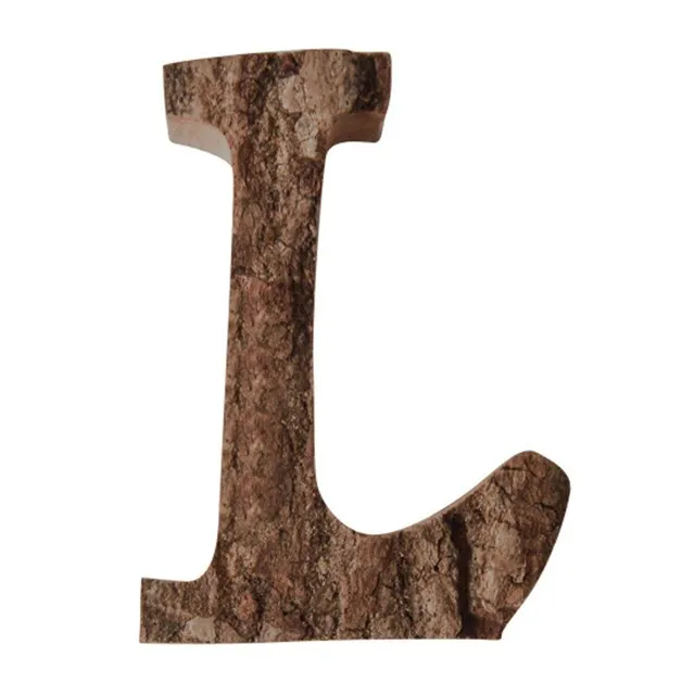 Decorative wooden letter C475