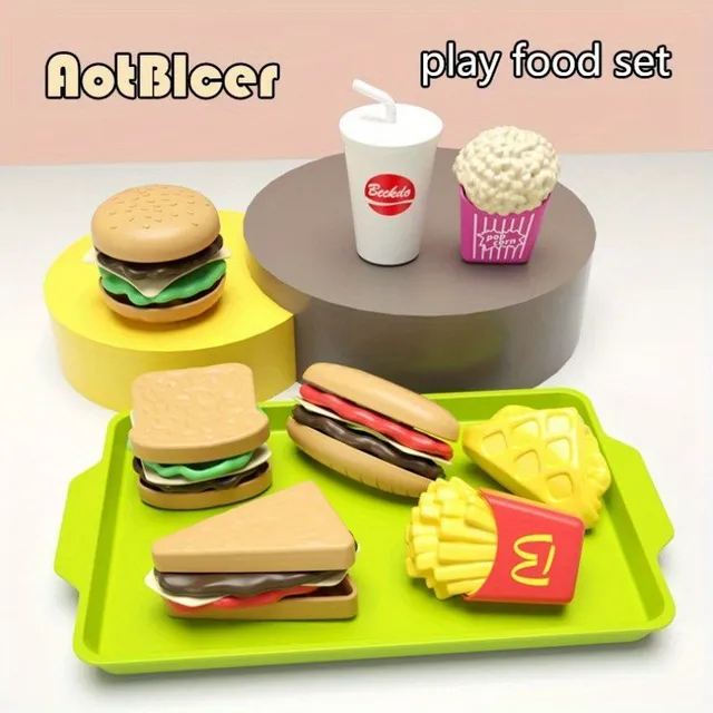 Kitchenette - 27pcs mini meals to play