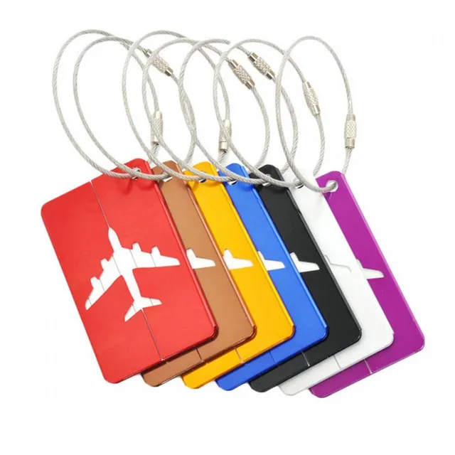 Jmenovky na kufr Letadlo – 7 barev