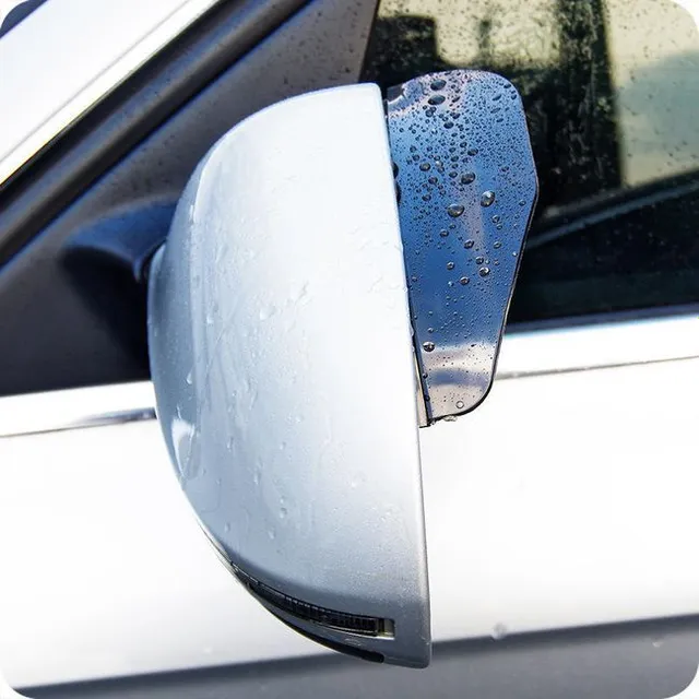 Rear-view mirrors for rain