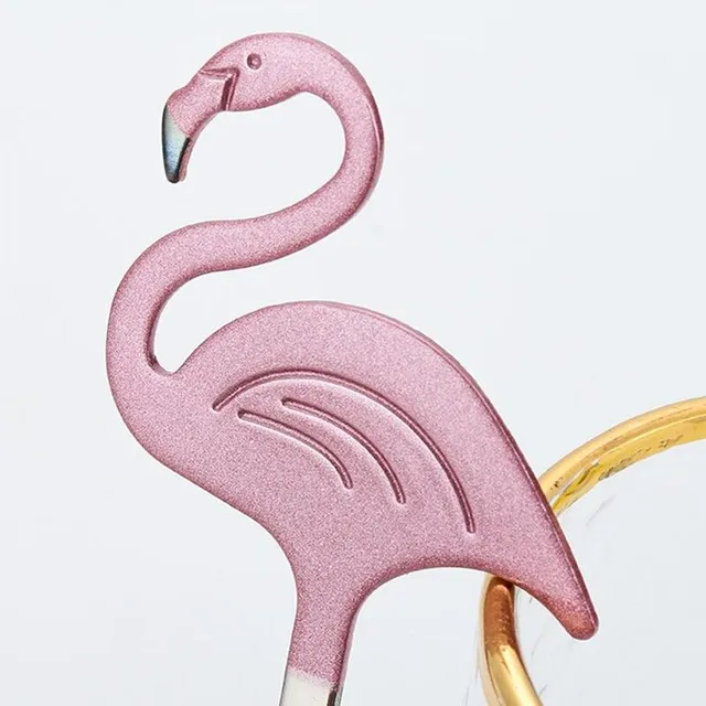 Tea spoon with flamingo