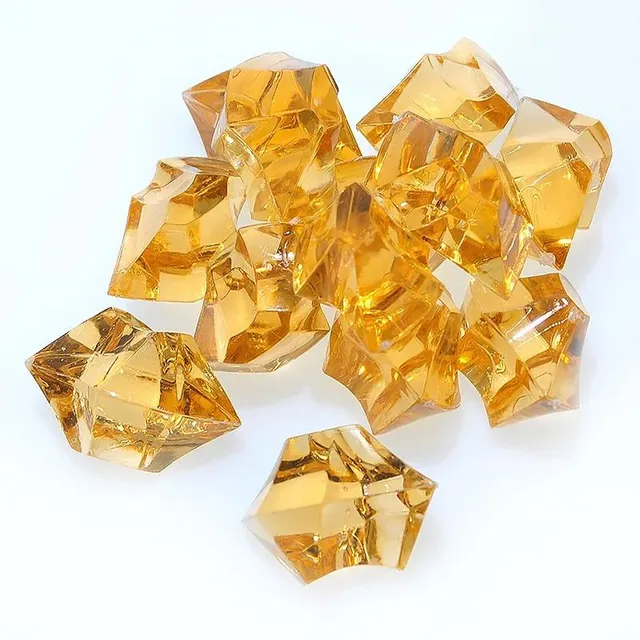 Acrylic crystal gemstones for the decoration of aquariums and vases