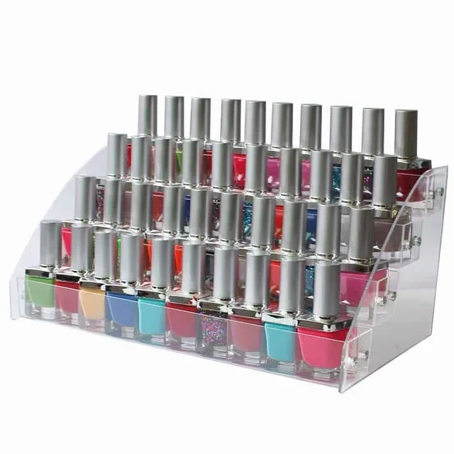 Plastic nail polish organiser