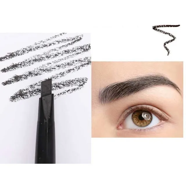 Waterproof double-sided eyebrow pencil