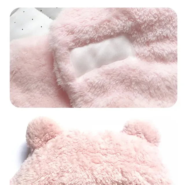 Sac de dormit pufos din fleece pentru nou-născuți - pătură tip cocon pentru bebeluși, băieți și fete