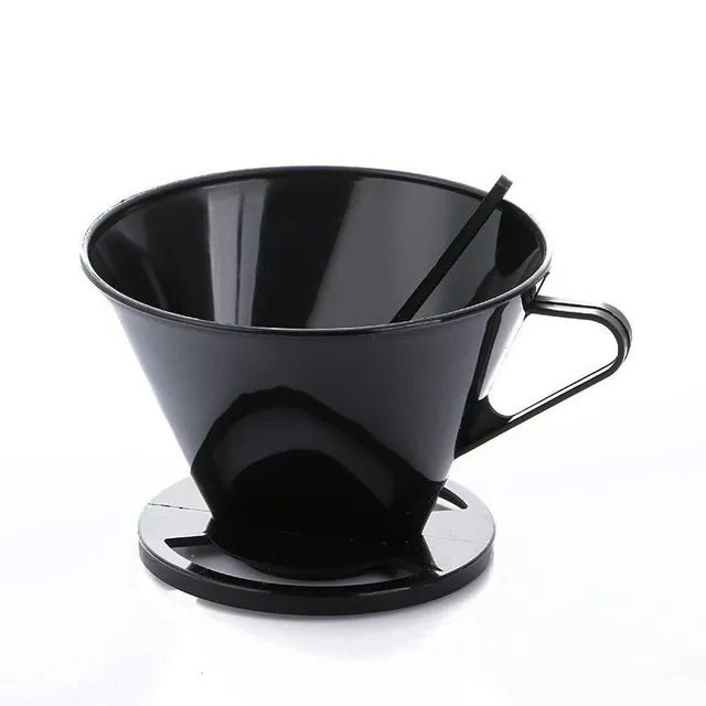 Plastic dripper coffee dripper with measuring cup