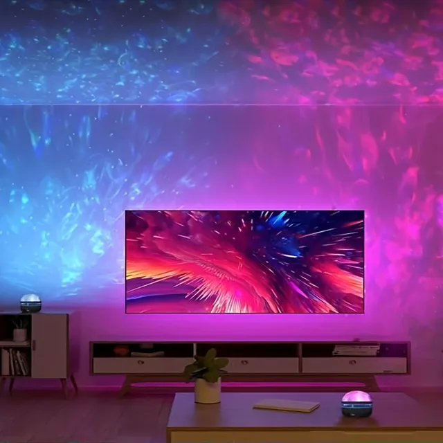 Projector of starry sky with LED lights, remote control and USB power supply - Create a magical atmosphere in your bedroom