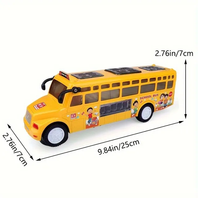 Children's night bus with 360° swivel wheels - ideal gift for birthdays