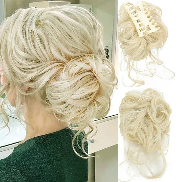 Women's synthetic hair - tousled bun