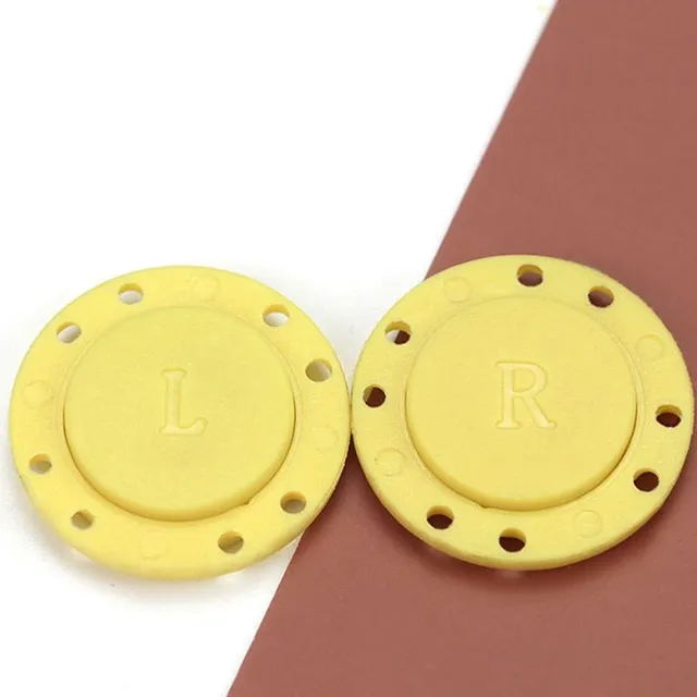 Practical magnetic studs for jacket and other clothing in different colour options Dion