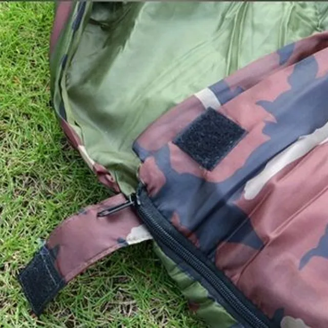 Sleeping bag in military design