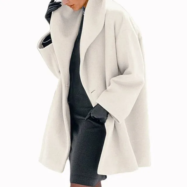 Women's Trends Original Elegant Unicolor Autumn Coat - More Colors