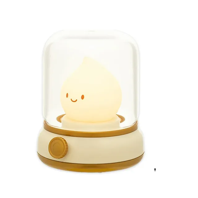 Cute night lamp in the shape of a flame