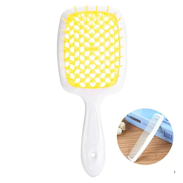 Professional hair brush against static energy - several color variants