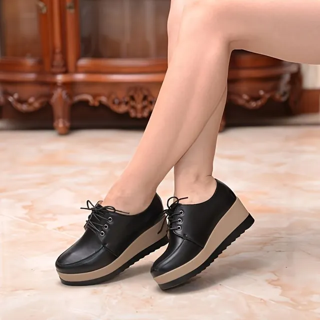 Women's Leisure Platforms with Stretching