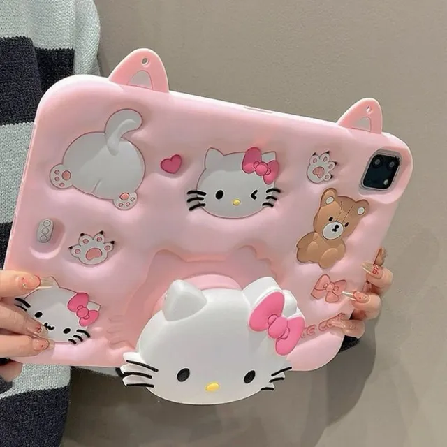 Ružové puzdro na tablete Sanrio Hello Kitty