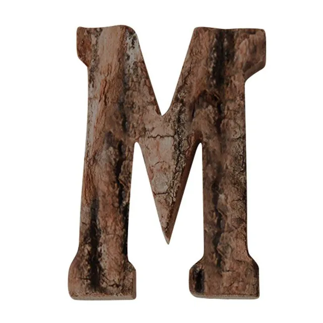 Decorative wooden letter C475