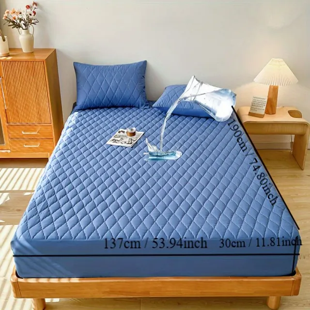 Waterproof mattress protector 1 pcs, stain resistant and moisture resistant, Suitable sheet