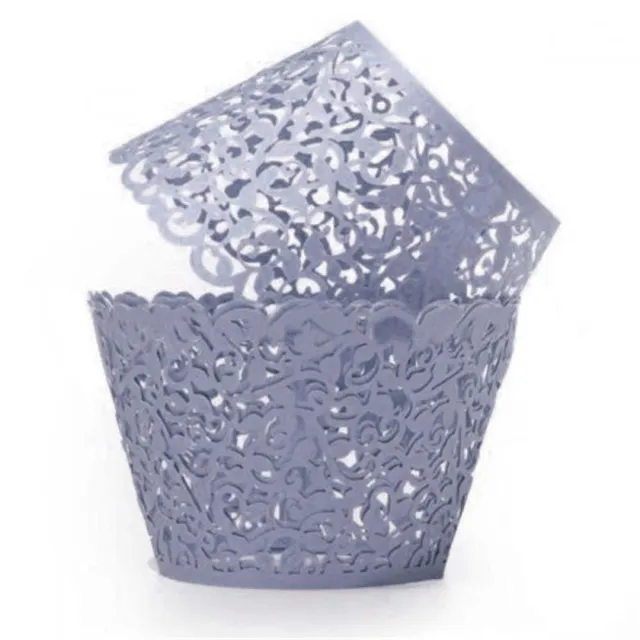 Lace muffin baskets 12 pcs