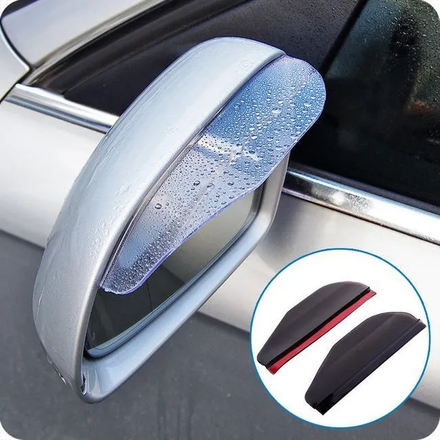 Rear-view mirrors for rain