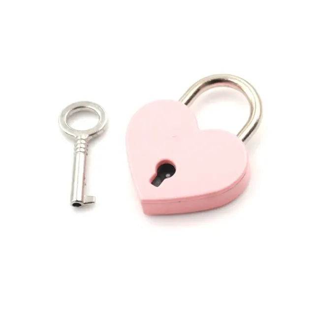 Small lock in heart shape for luggage, luggage and backpacks