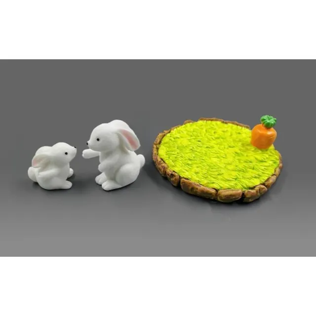 Ceramic Easter Bunny figurines