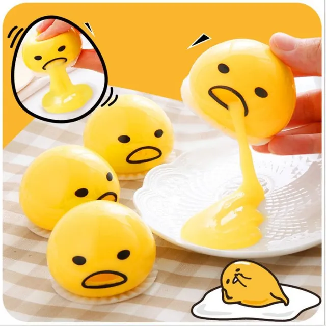 Zvracení vaječného žloutku Antistresové hračky