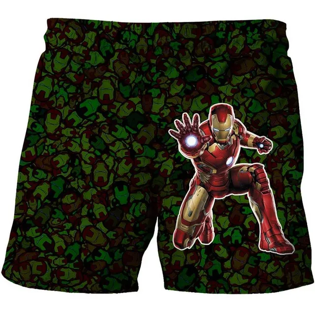 Modern comfortable shorts for kids with the popular Marvel superheroes Berg