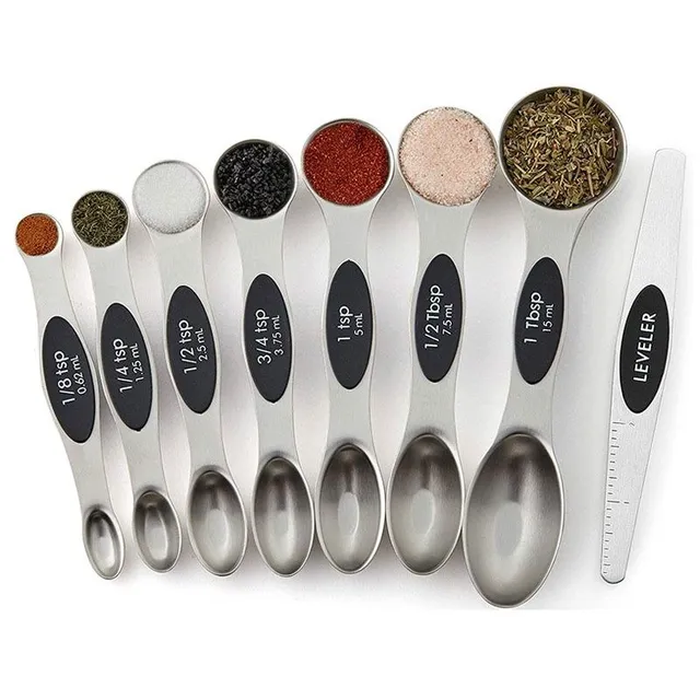 Set of stainless steel measuring cups 8 pcs C276