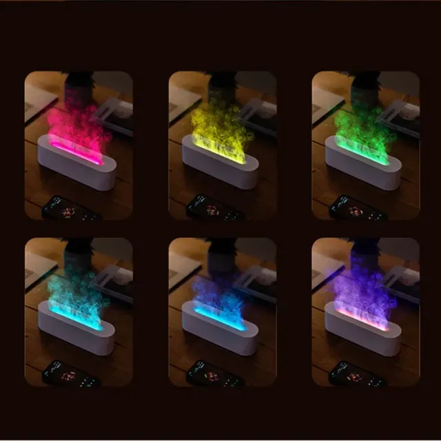 7 Color Flame Lamp Aroma Difuser Lietadlo