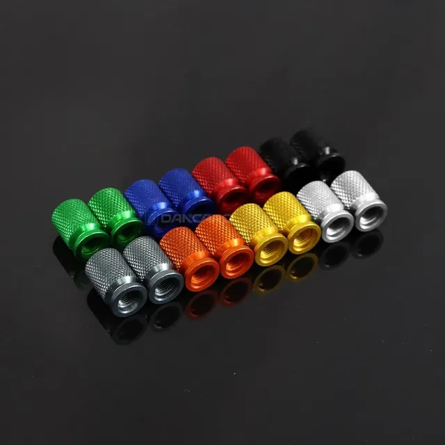 Motoros szelepek a gumiabroncson - különböző színek