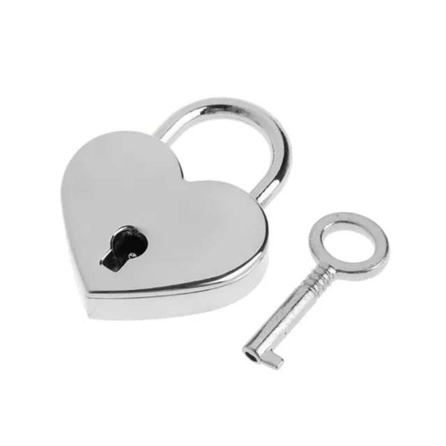 Mini Vacuum Vintage Heart Shaped Lock