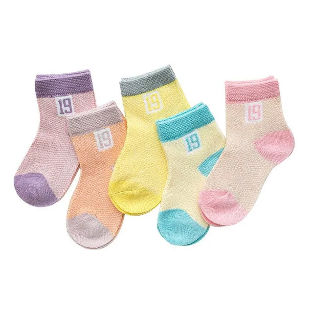 Kvalitní dětské ponožky - 5 párů