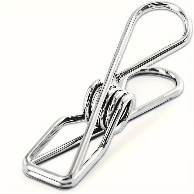 Set of 20 pcs stainless steel laundry pins, durable and universal metal clips for underwear