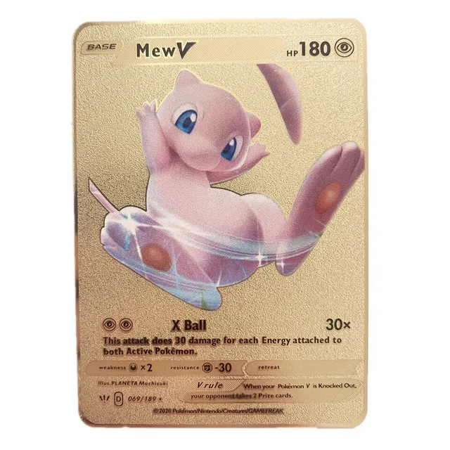 Fémes Pokémon gyűjtőkártya - 1 Legendás kártya